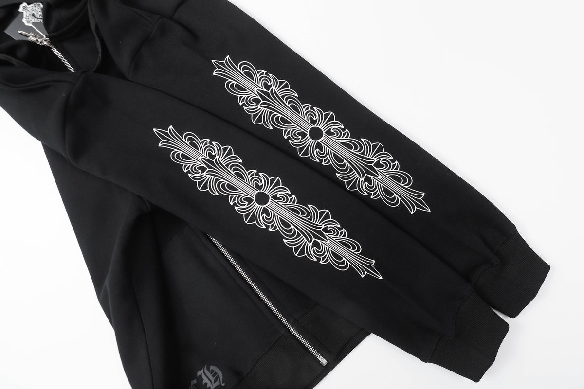 Chrome Hearts New Zip Up Hoodie 8515