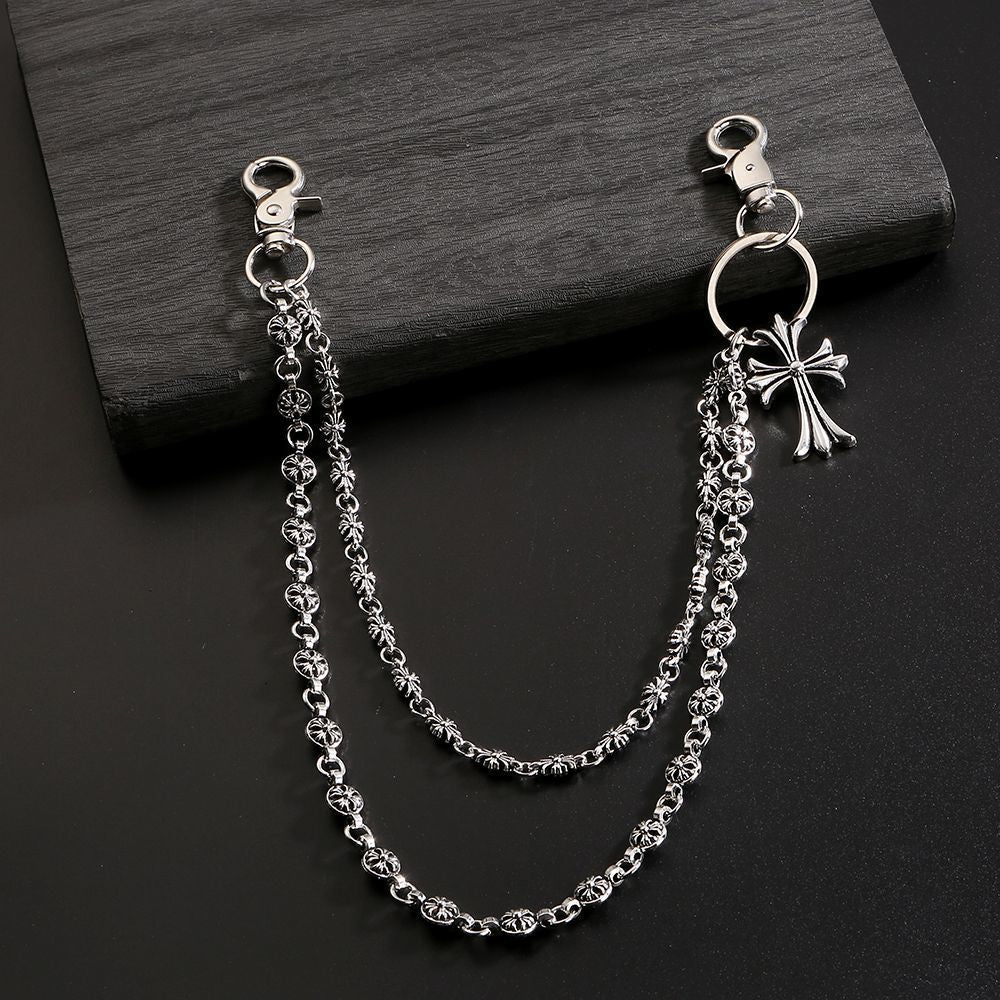 Chrome Hearts Punk Waist Chain Pants Pendant