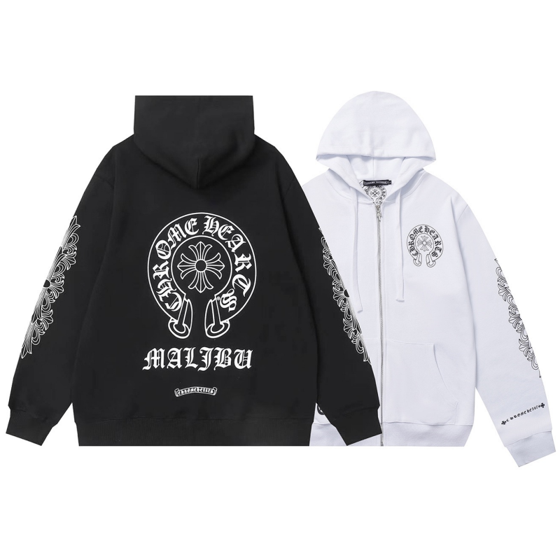 Chrome Hearts New Zip Up Hoodie 8515