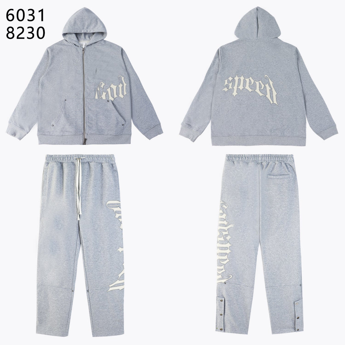 GodSpeed New Hoodie and Pants Set