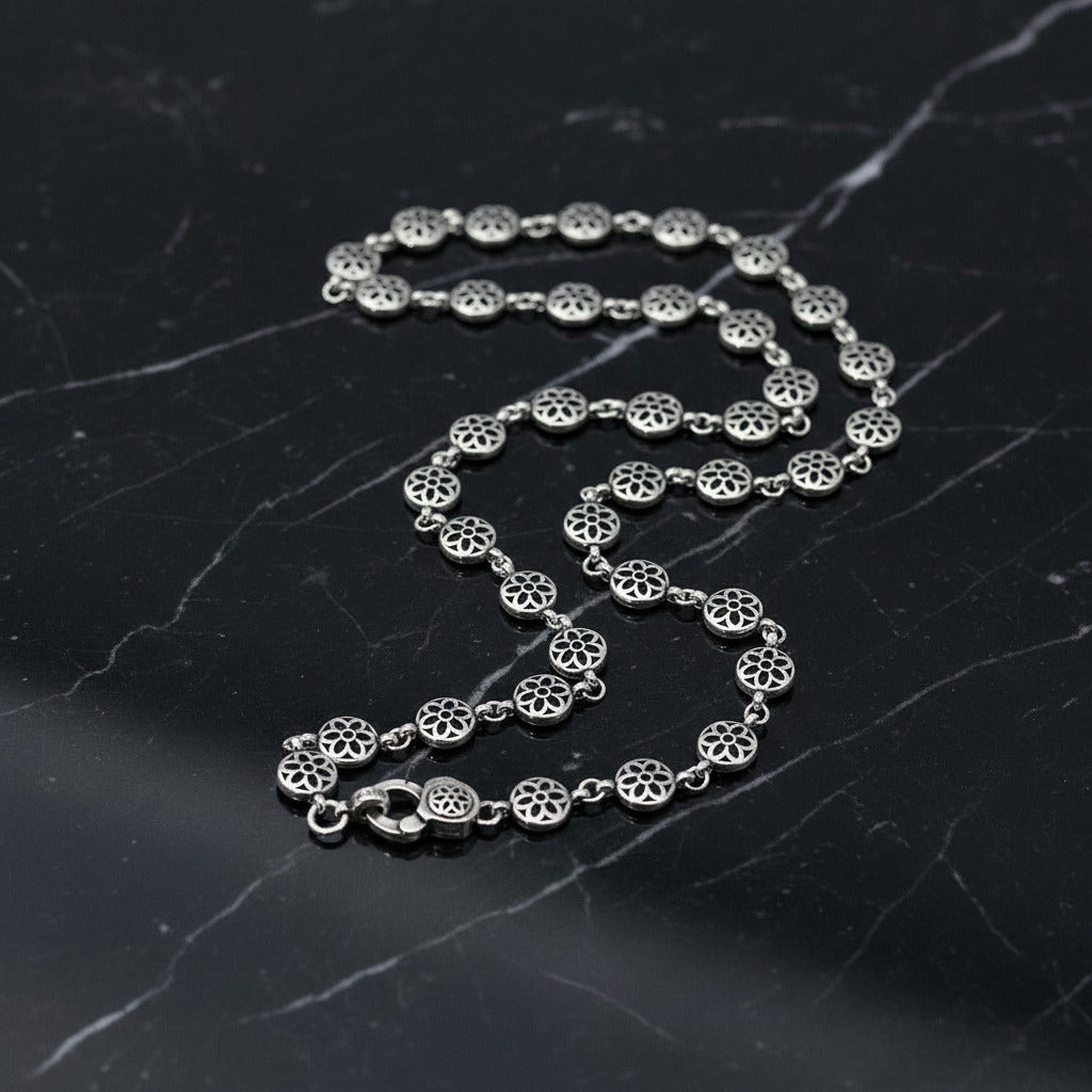 Chrome Hearts good art cherry blossom necklace