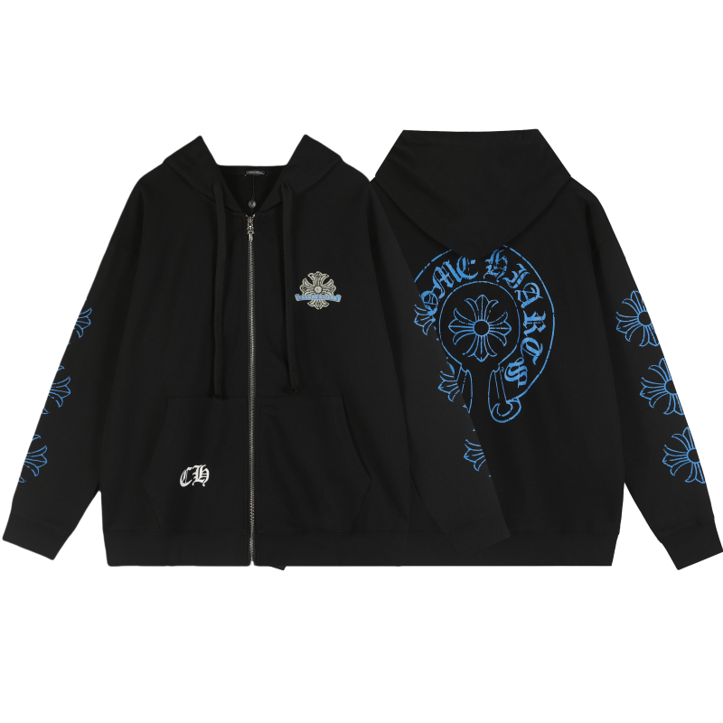 Chrome Hearts New  Zip Up Hoodie -TQ72