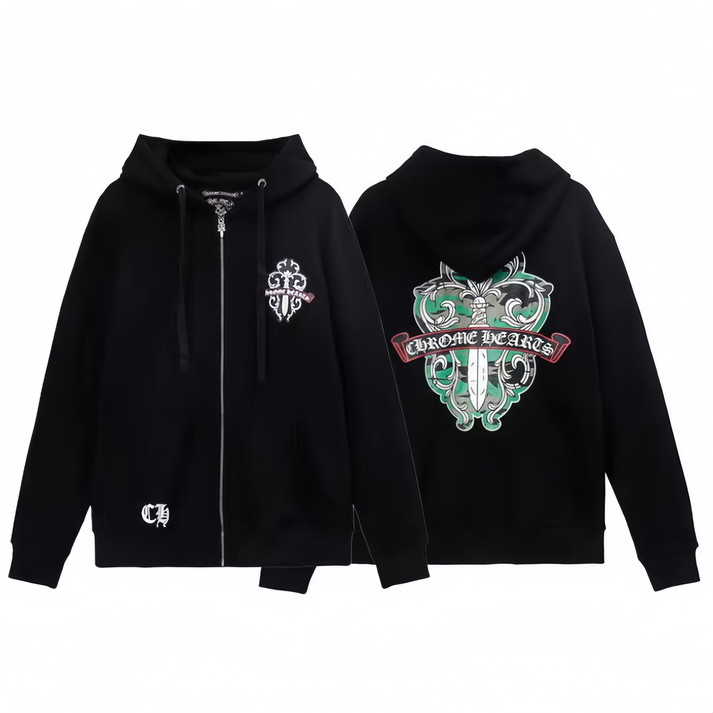 Chrome Hearts New Zip Up Hoodie -834