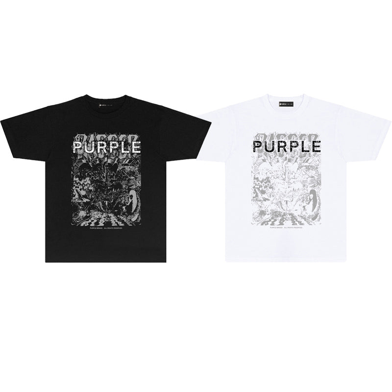 Street style Purple Brand T-shirt