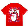 BAPE X Stussy Ape Head Tee