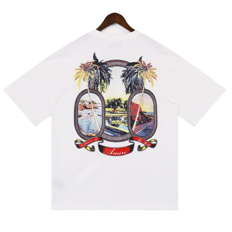 AMIRI MA Paradise Logo-Print Cotton-Jersey T-Shirts