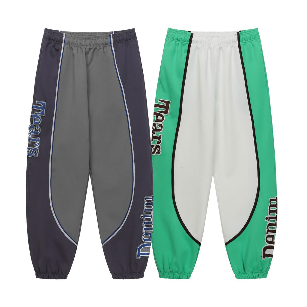 Denim Tears Green White Track Pants