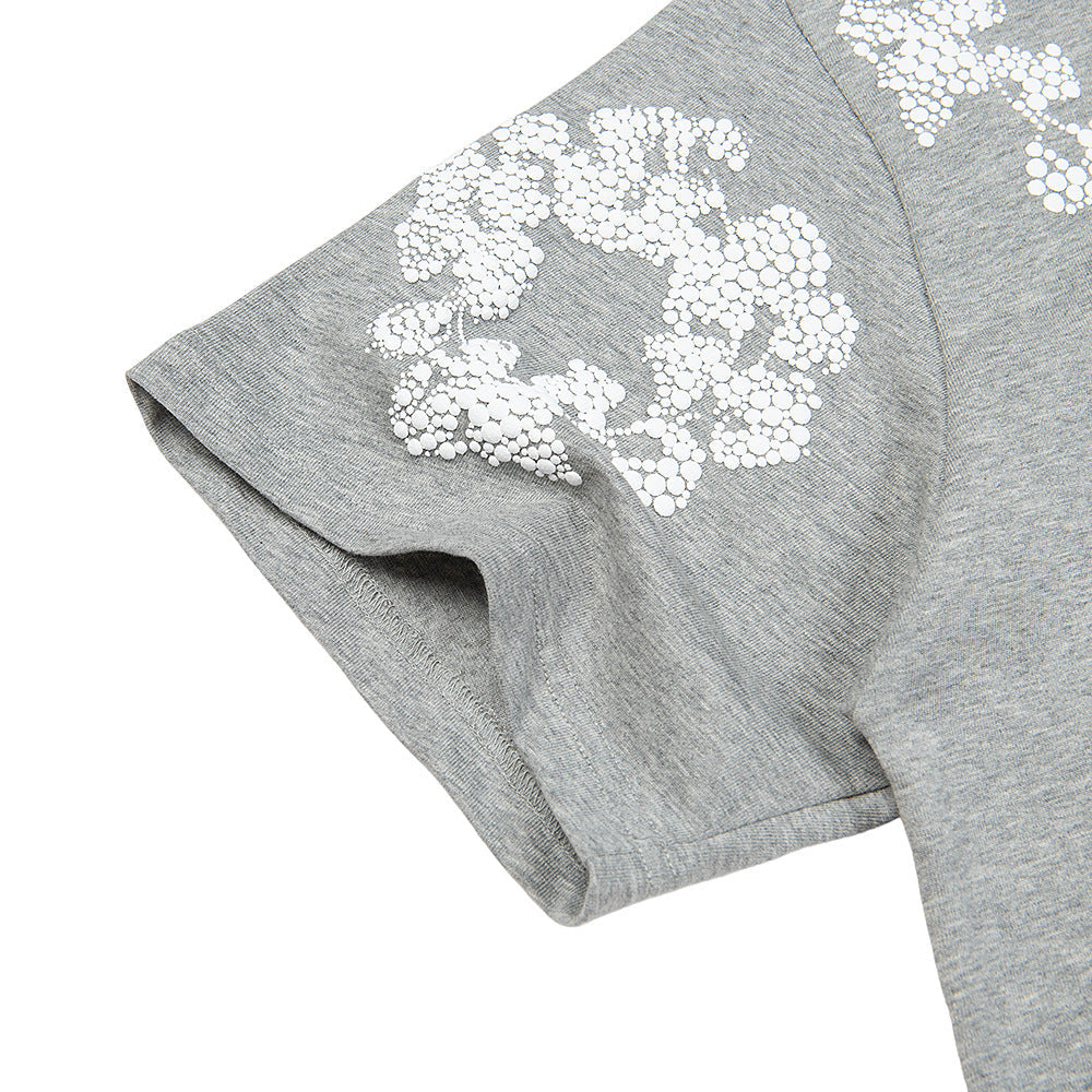Denim Tears Crystal Patch Cotton logo Design T-Shirts