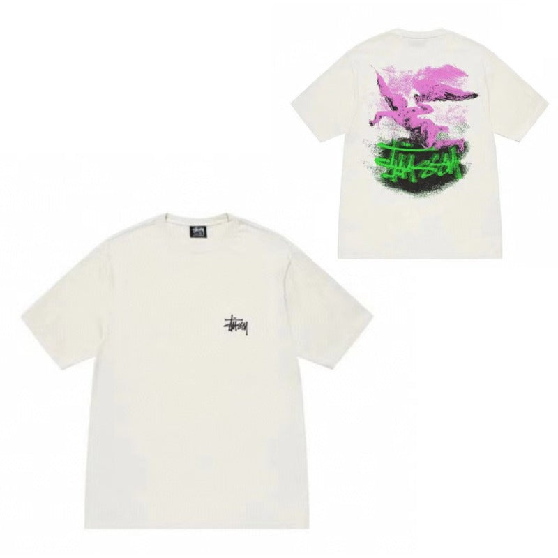 Stussy T Shirts Casual Versatile Loose T Shirts Couple