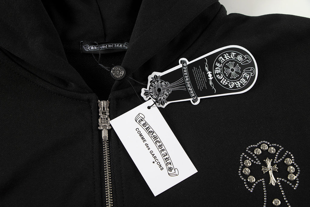 Chrome Hearts New Zip Up Hoodie -TQ02