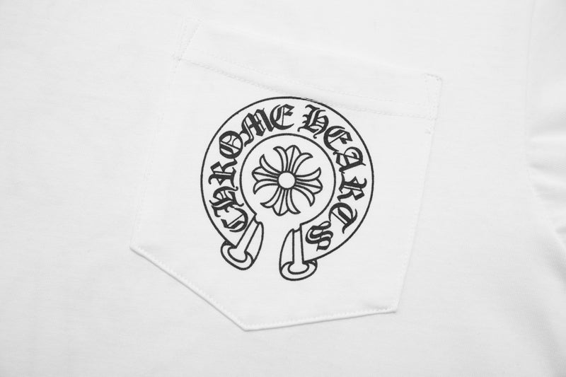 CHROME-HEARTS HorseShoe Logo Pocket T-Shirt K6013