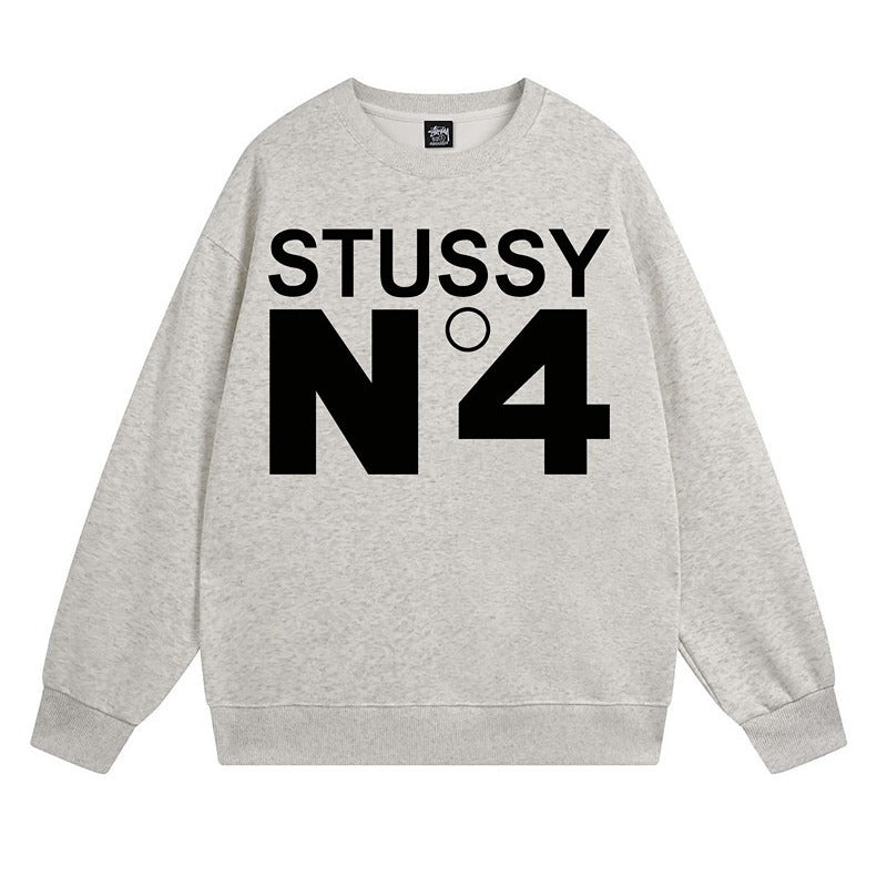 Stussy Sweatshirts Crew Neck Fleece Sweater