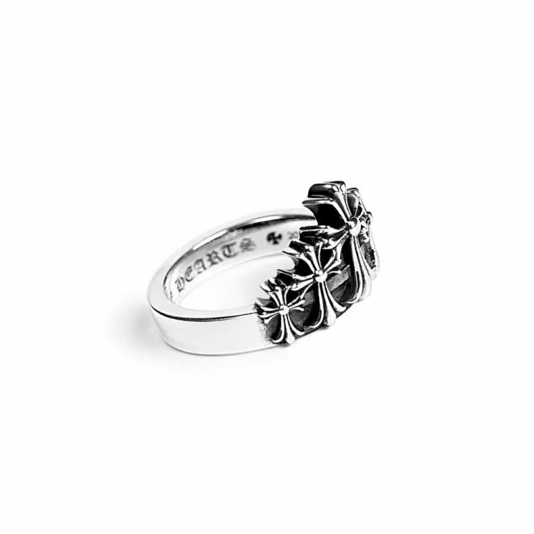 Chrome-Hearts CROSS CROWN RING