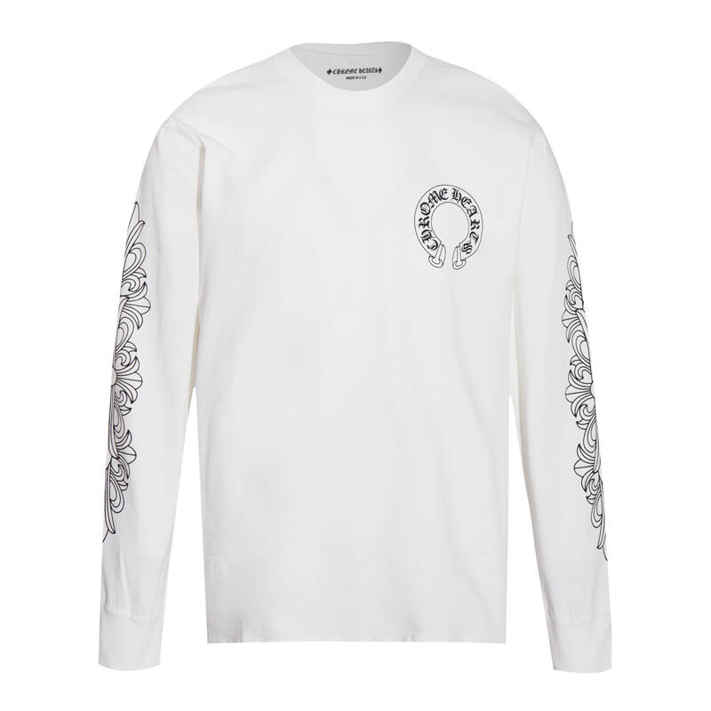 CHROME-HEARTS Men's Long-Sleeve T-shirt Sweatshirt K8005