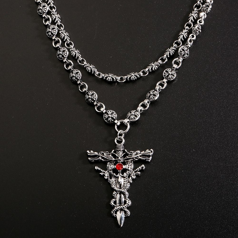 Chrome Hearts Gothic dark pendant
