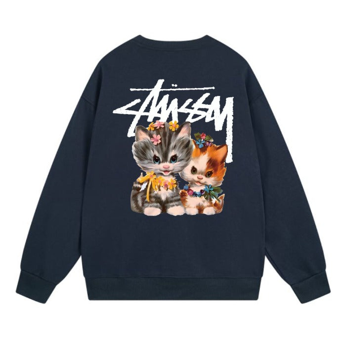 Stussy Sweatshirts Teen Long Sleeve Sweatshirts
