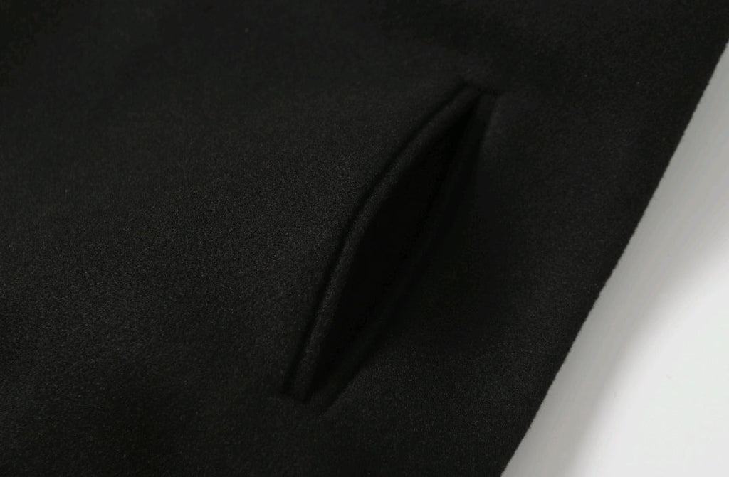 Chrome-Hearts Black White Street Style Baseball Coat 0002