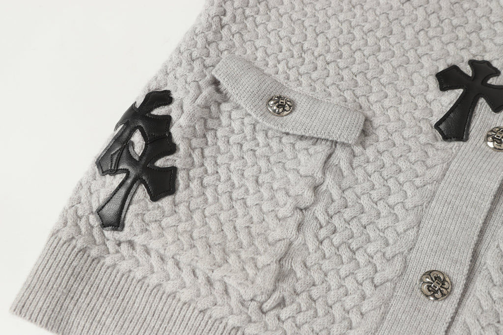 Chrome Hearts New Cardigan Sweater Jacket M904