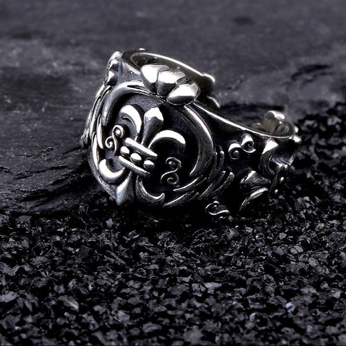 Chrome Hearts 925 sterling silver anchor open ring