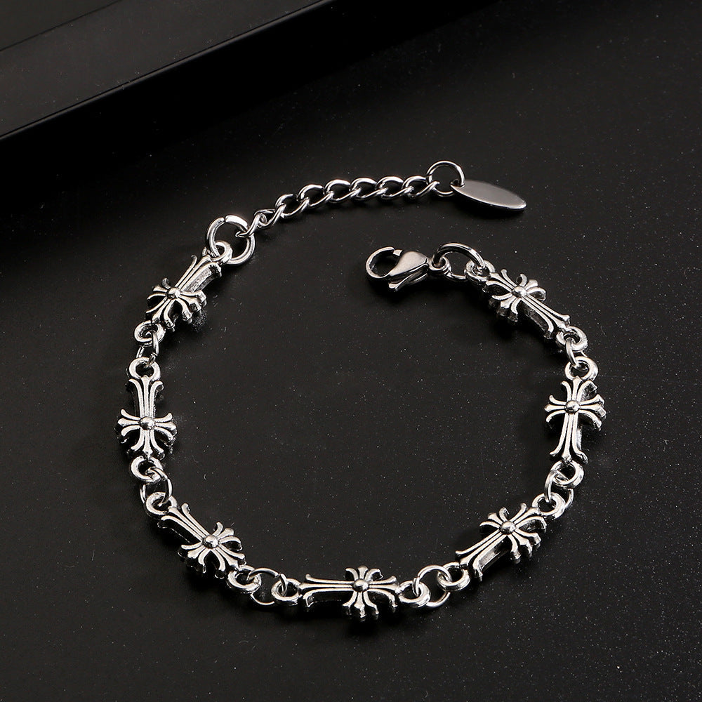Chrome Hearts adjustable cross versatile bracelet