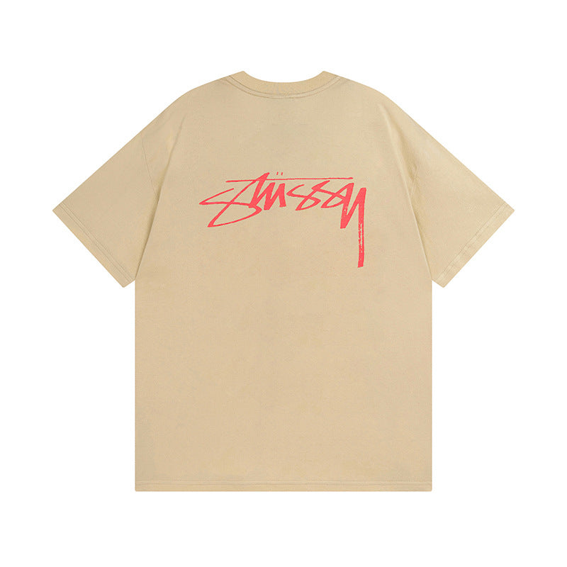 Stussy T Shirts Casual Loose Couple T Shirts