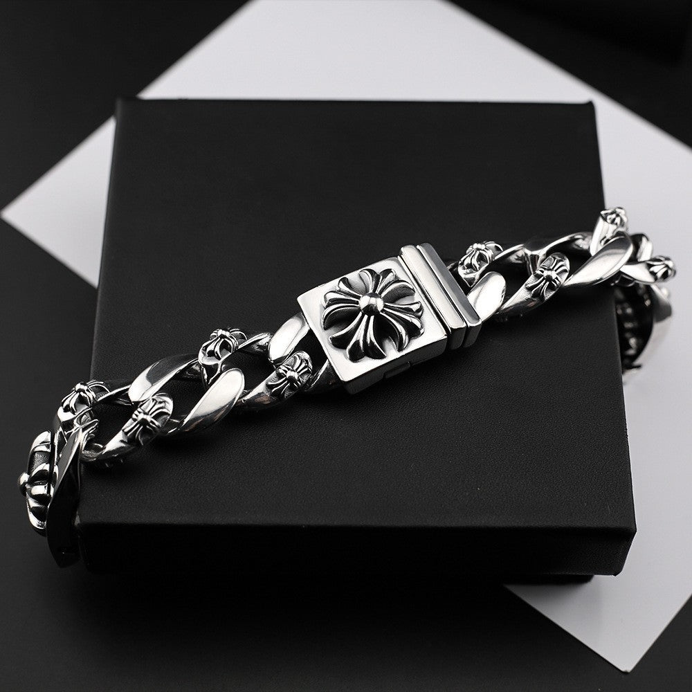 Chrome Hearts cross flower high-end watch strap