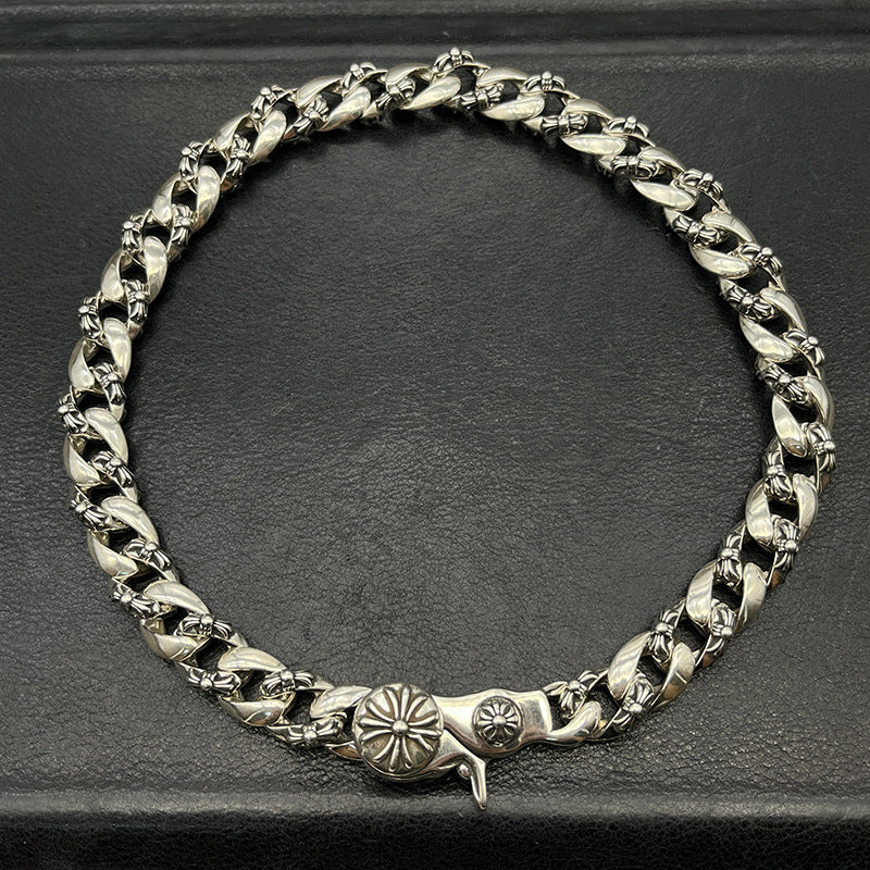 Chrome Hearts lobster clasp Cuban thick necklace