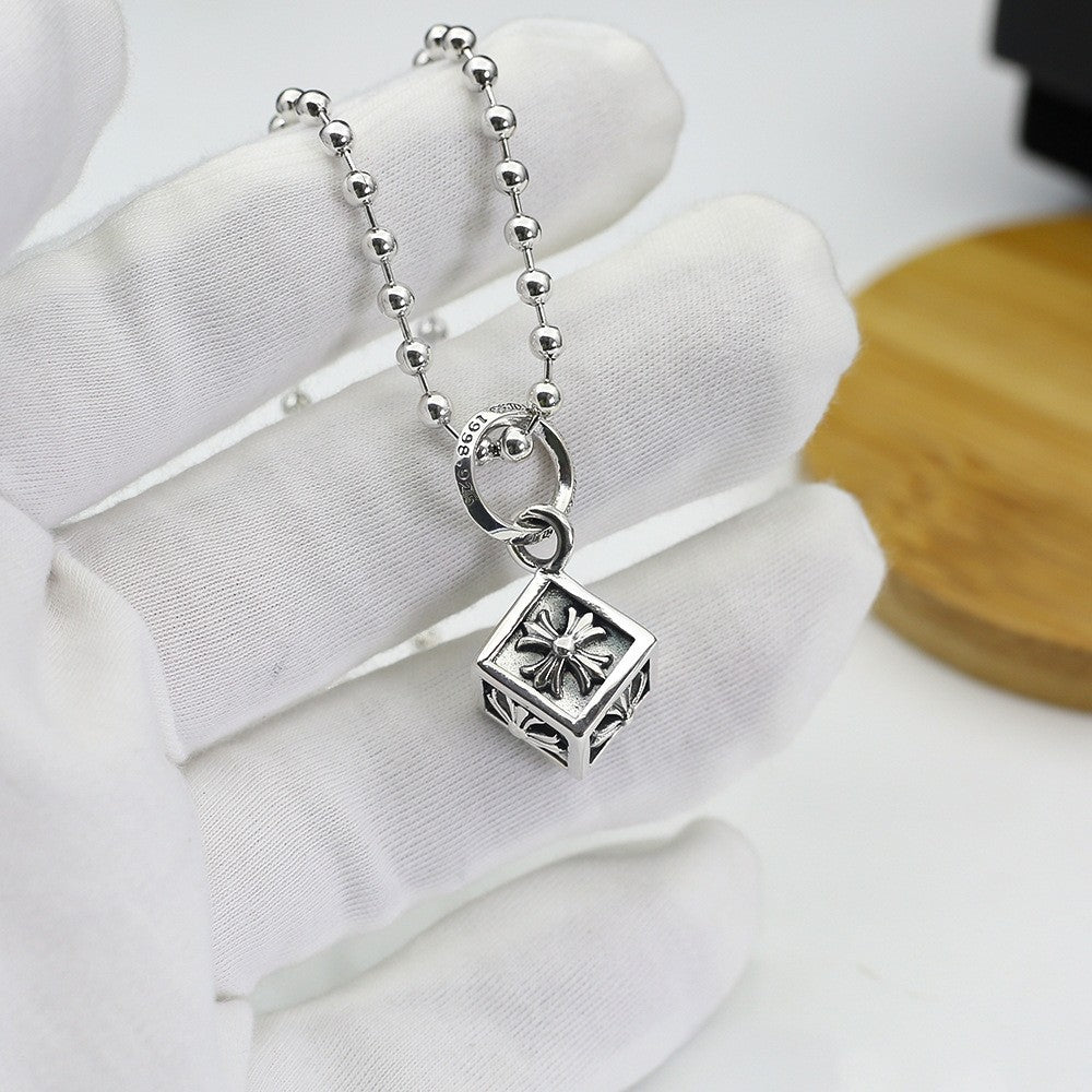 Chrome Hearts hip-hop punk dice pendant