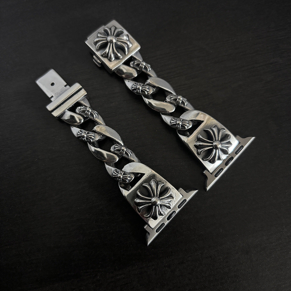 Chrome Hearts All-match Cross Print Watch Strap