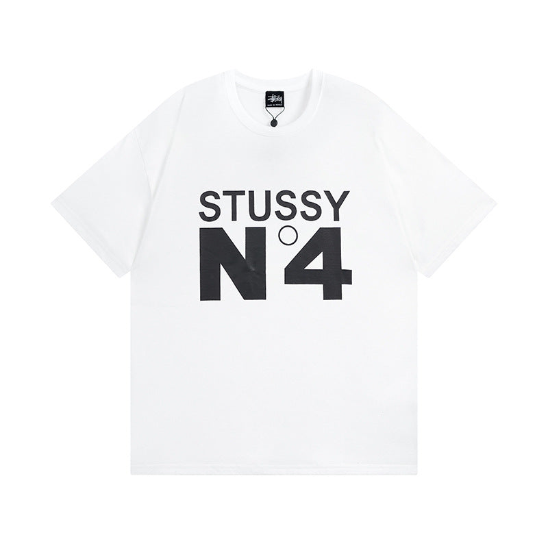 Stussy T Shirts Casual Loose Couple T Shirts