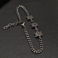 Chrome Hearts versatile 3 flower ball bracelet