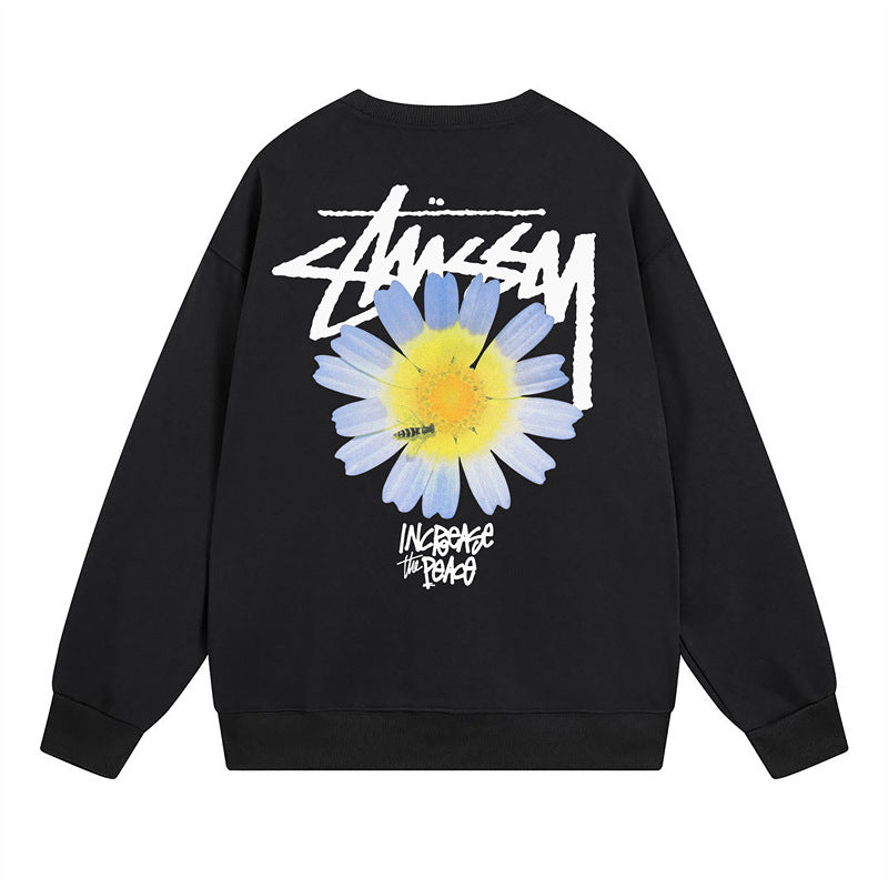 Stussy Sweatshirts Autumn/Winter Fleece Couple Sweatshirts