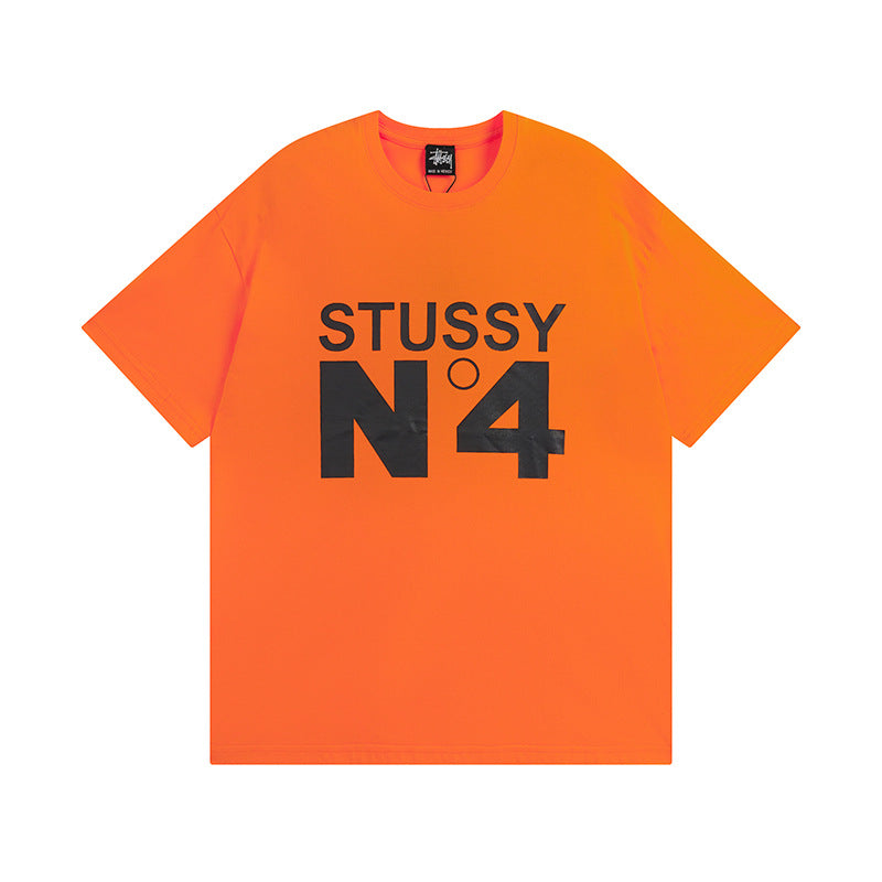Stussy T Shirts Casual Loose Couple T Shirts