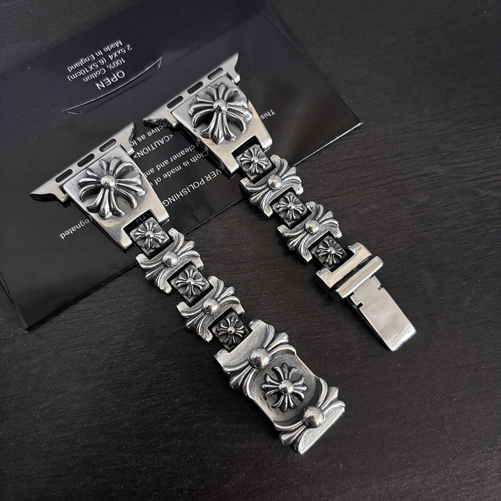 Chrome Hearts All-match Cross Print Watch Strap