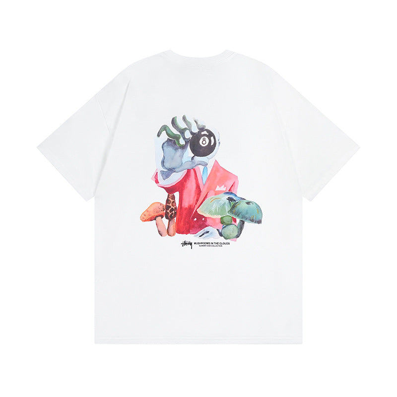 Stussy T Shirts Casual Loose Couple T Shirts