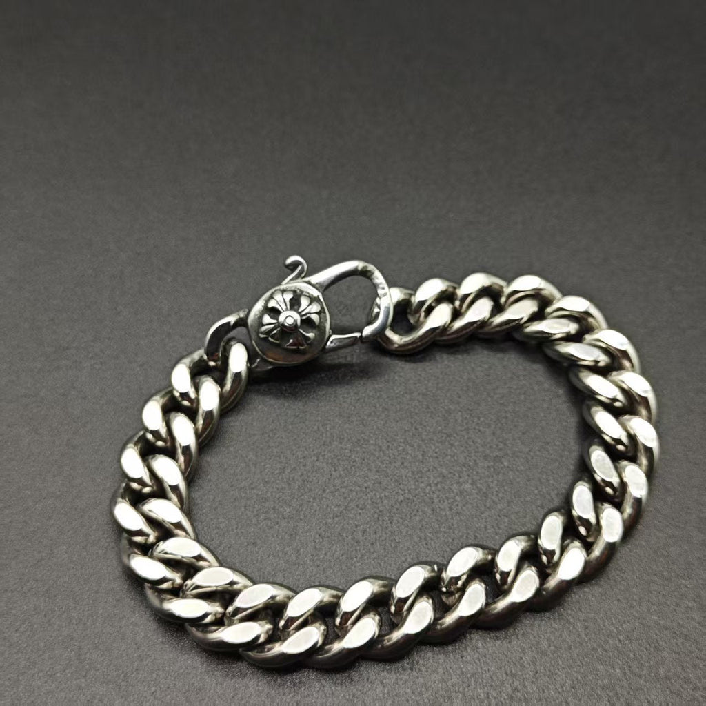 Chrome Hearts cross flower decorative clasp bracelet