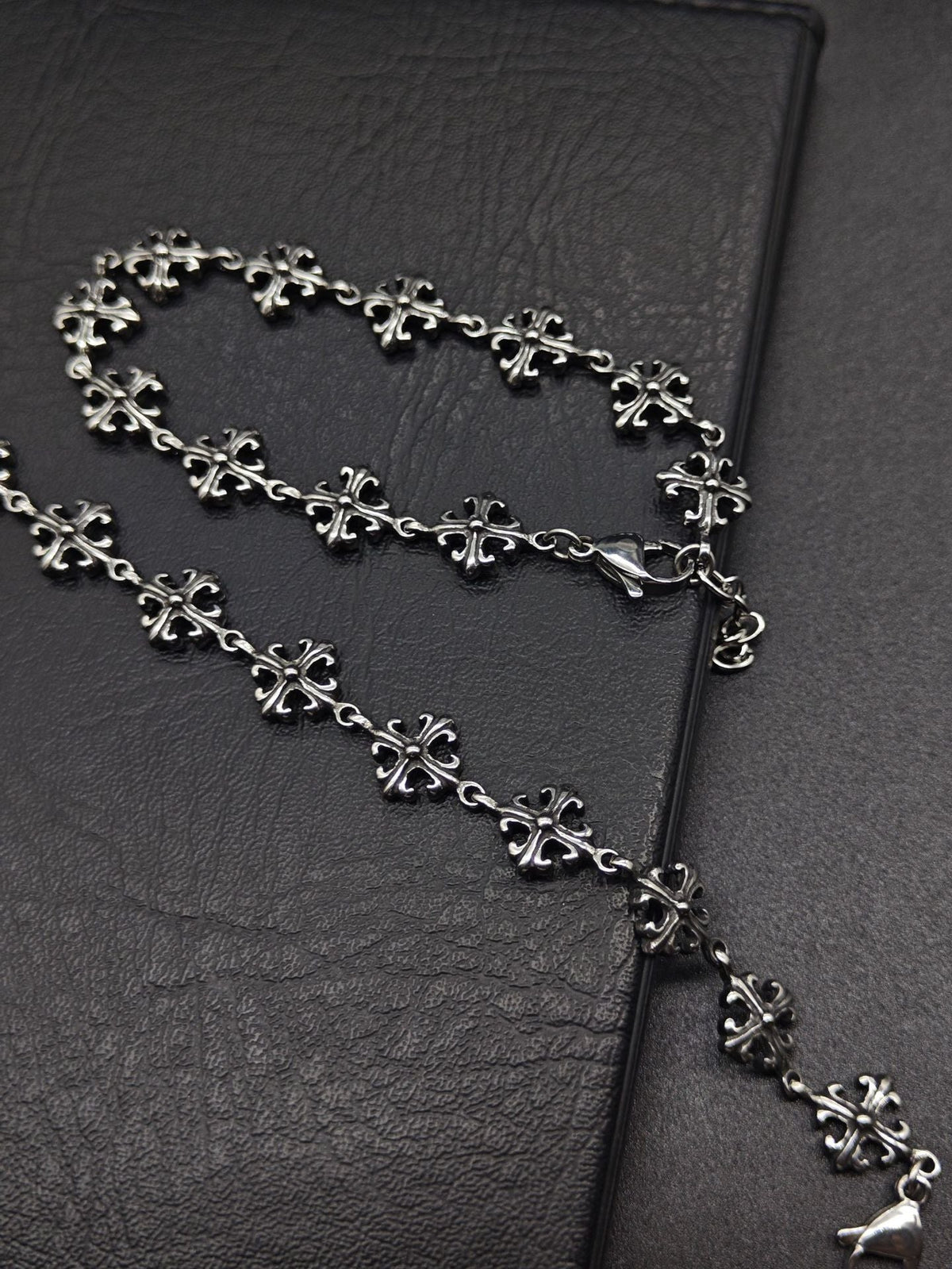 Chrome Hearts cross flower simple S925 bracelet