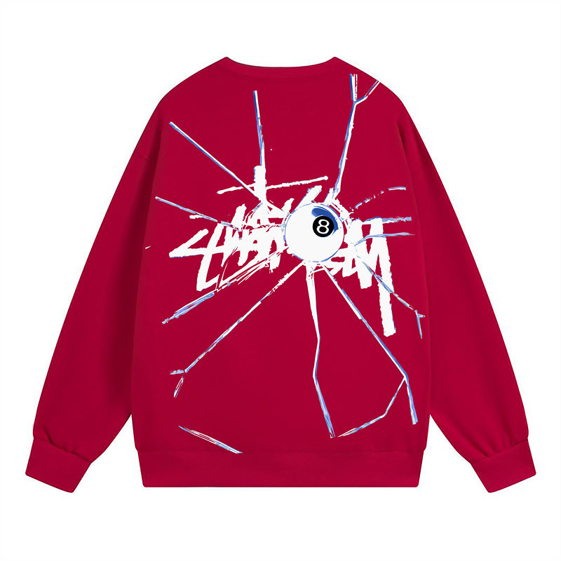 Stussy Sweatshirts Autumn/Winter Fleece Couple Sweatshirts