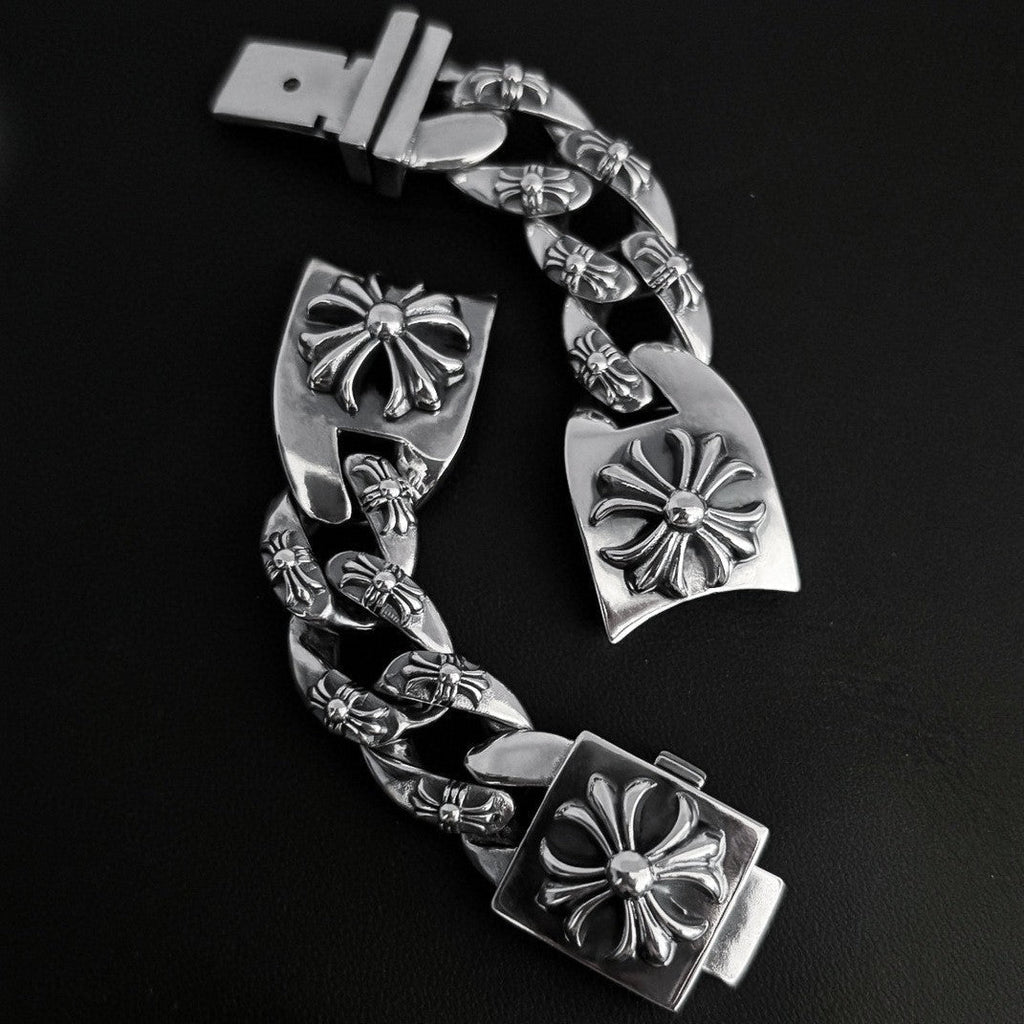 Chrome Hearts cross flower high-end watch strap