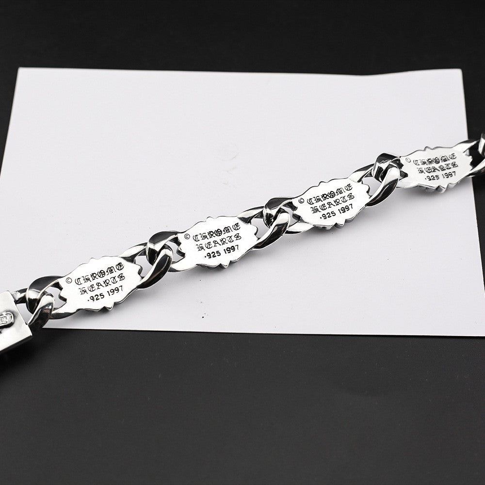 Chrome Hearts Crusader Flower Multi-piece Spliced Bracelet