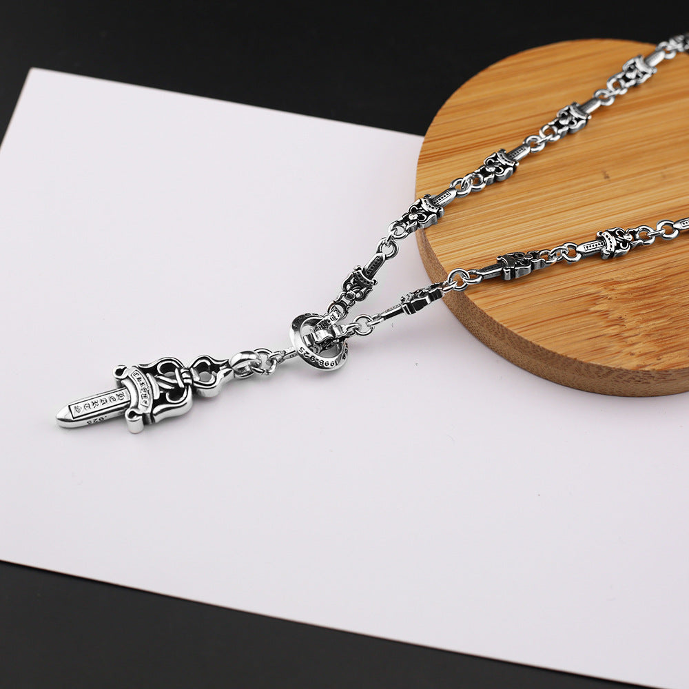 Chrome Hearts sword chain sword pendant necklace