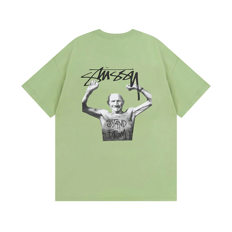Stussy T Shirts Casual Loose Couple T Shirts