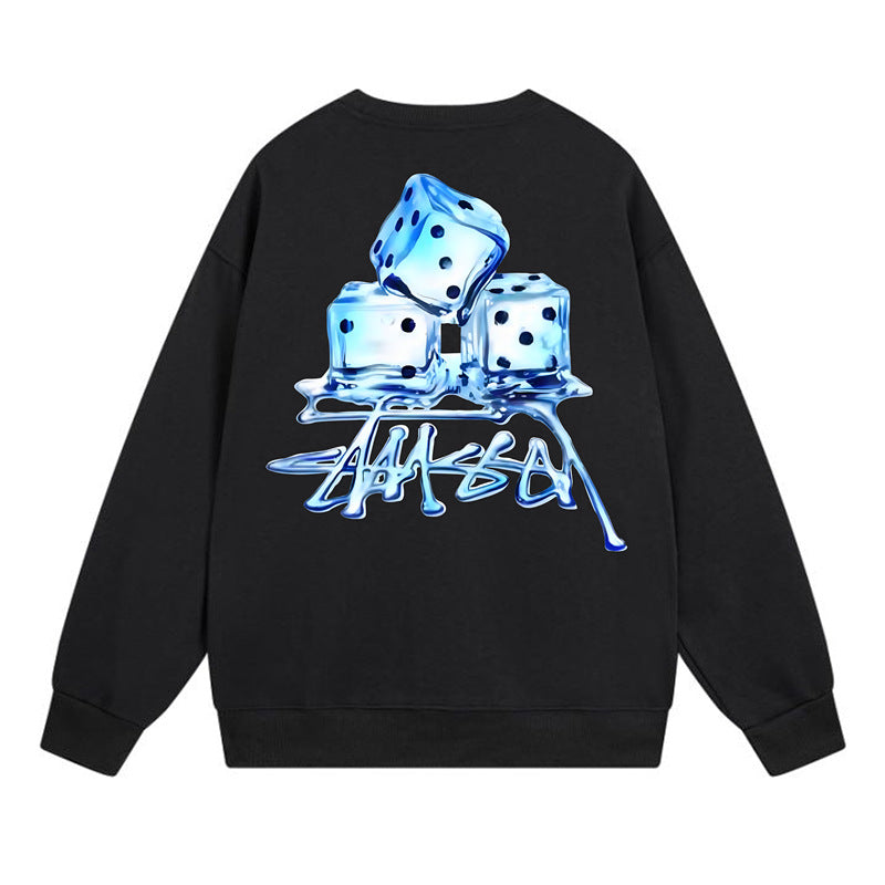 Stussy Sweatshirts Crew Neck Fleece Sweater