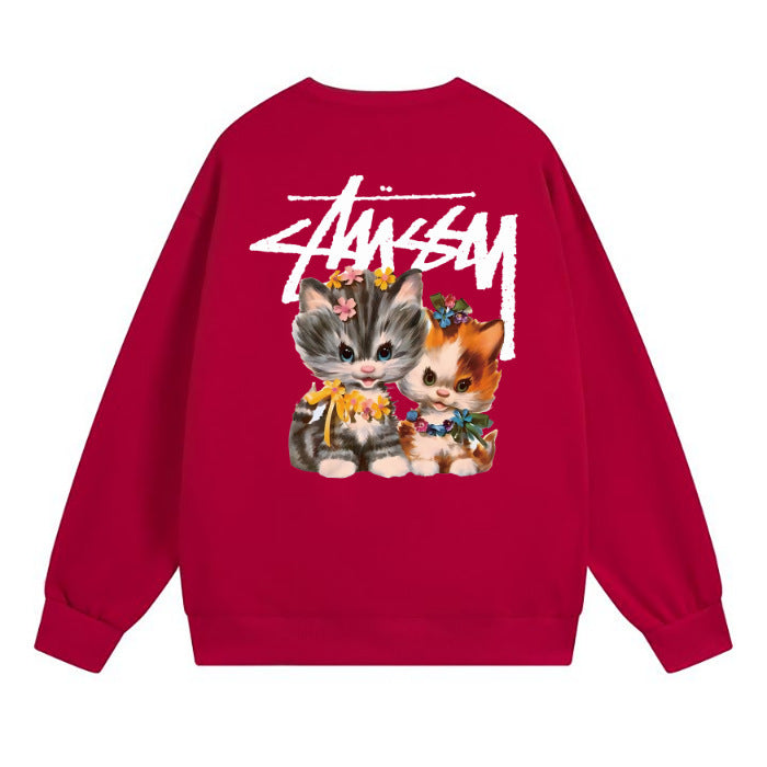 Stussy Sweatshirts Teen Long Sleeve Sweatshirts