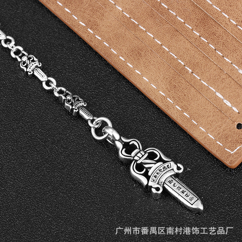 Chrome Hearts sword pendant necklace couple clavicle chain