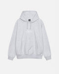 STOCK LOGO APPLIQUE GREY HOODIE