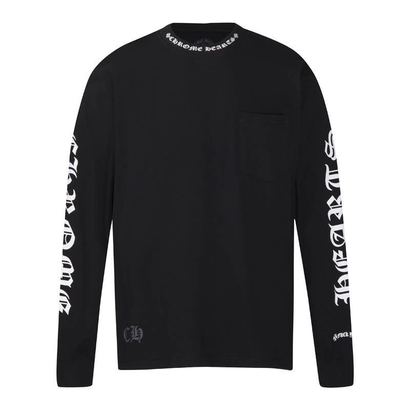 CHROME-HEARTS Men's Long-Sleeve T-shirt Sweatshirt K9011