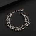 Chrome Hearts double-layer Cross simple bracelet
