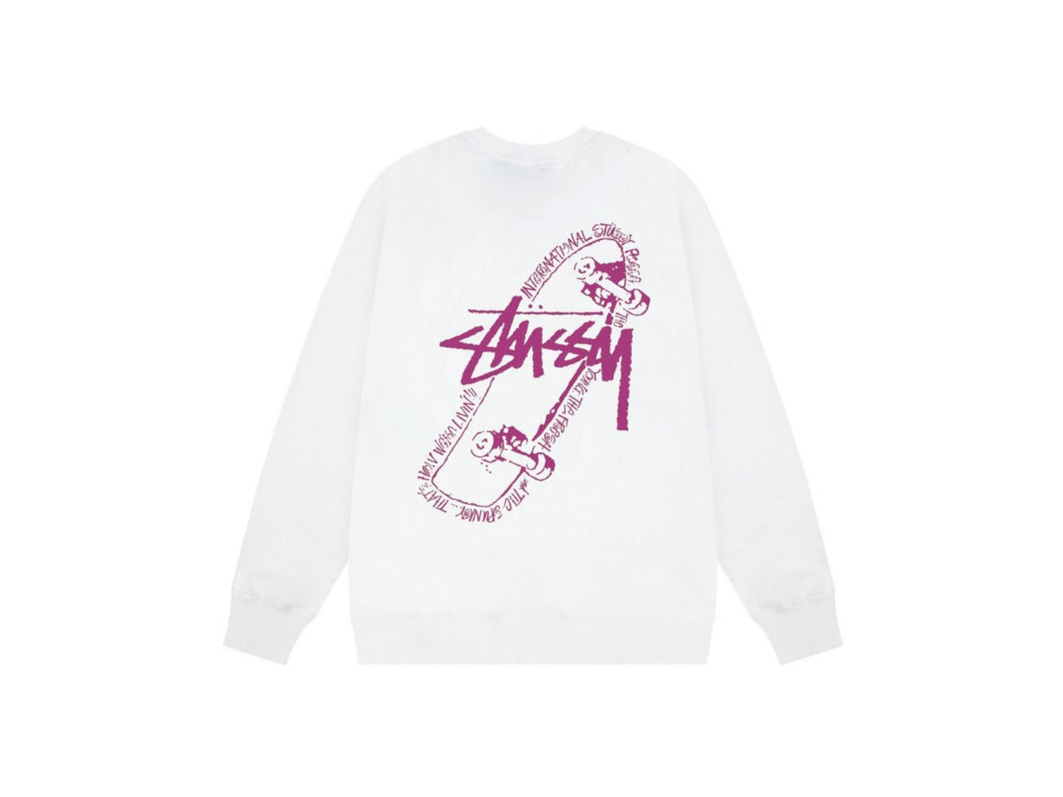 Stussy Sweatshirts Classic Print Fashion Sweater